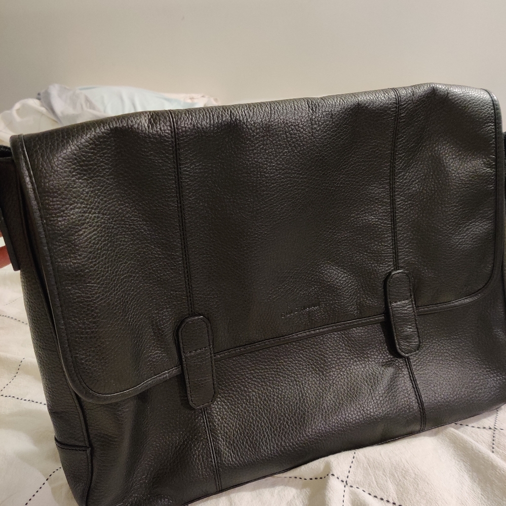 Cole Haan Pebbled Leather Messenger